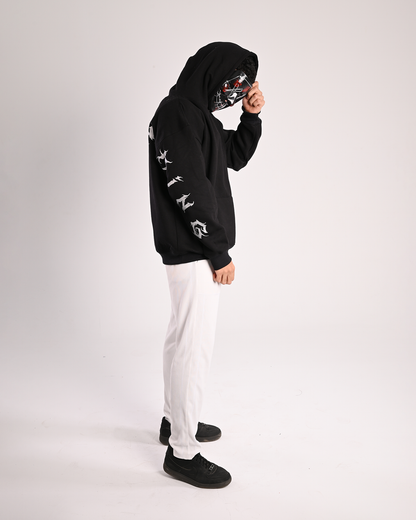 Black OverThinking Over-SIzed Hoodie