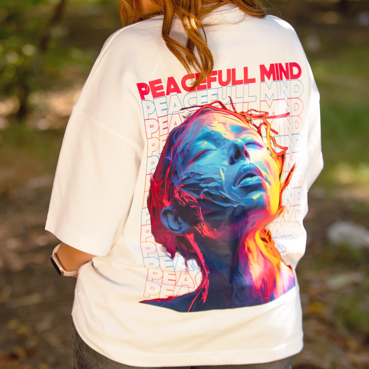 PEACEFUL MIND Over-Sized Tee